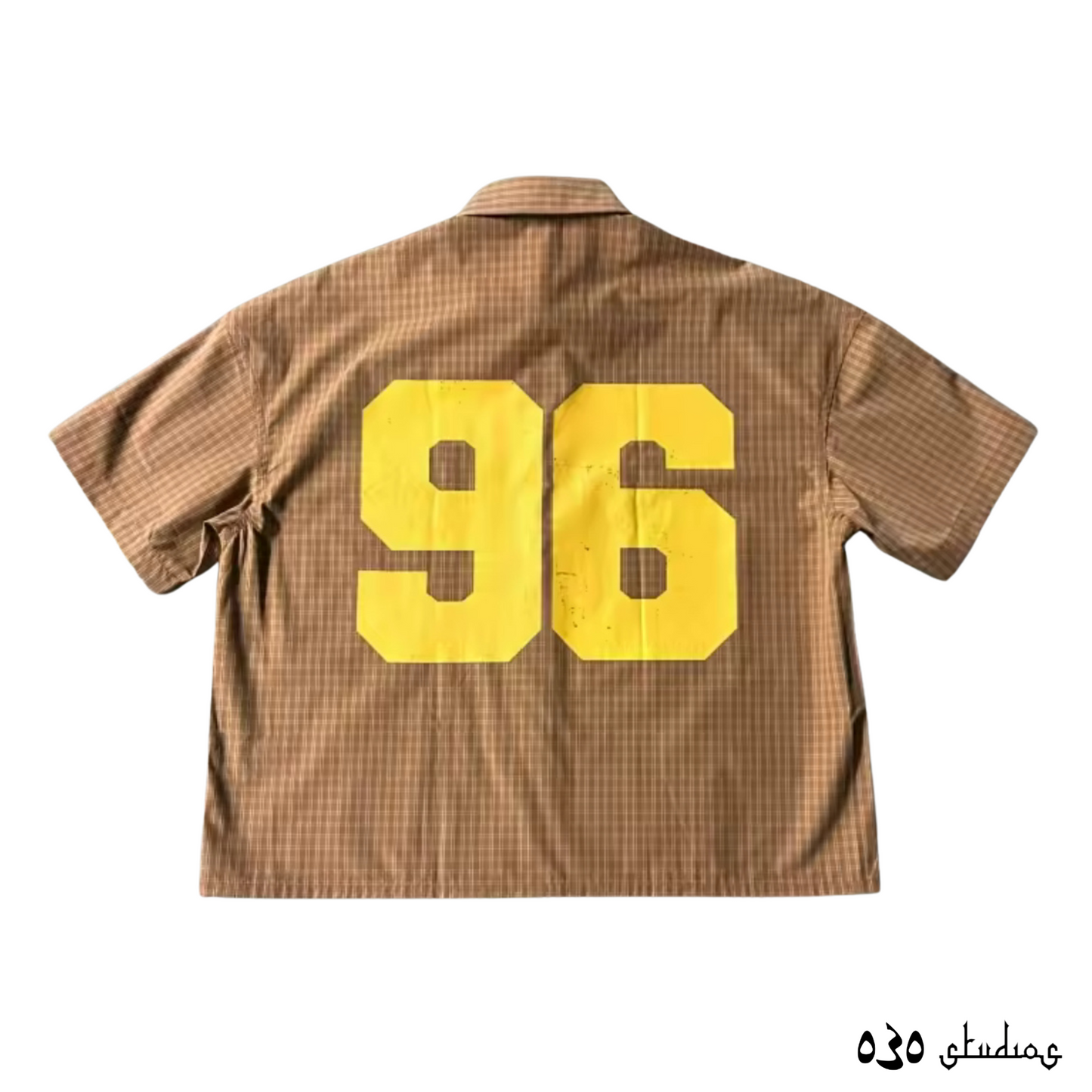 In God We Trust short-sleeve button-up shirt