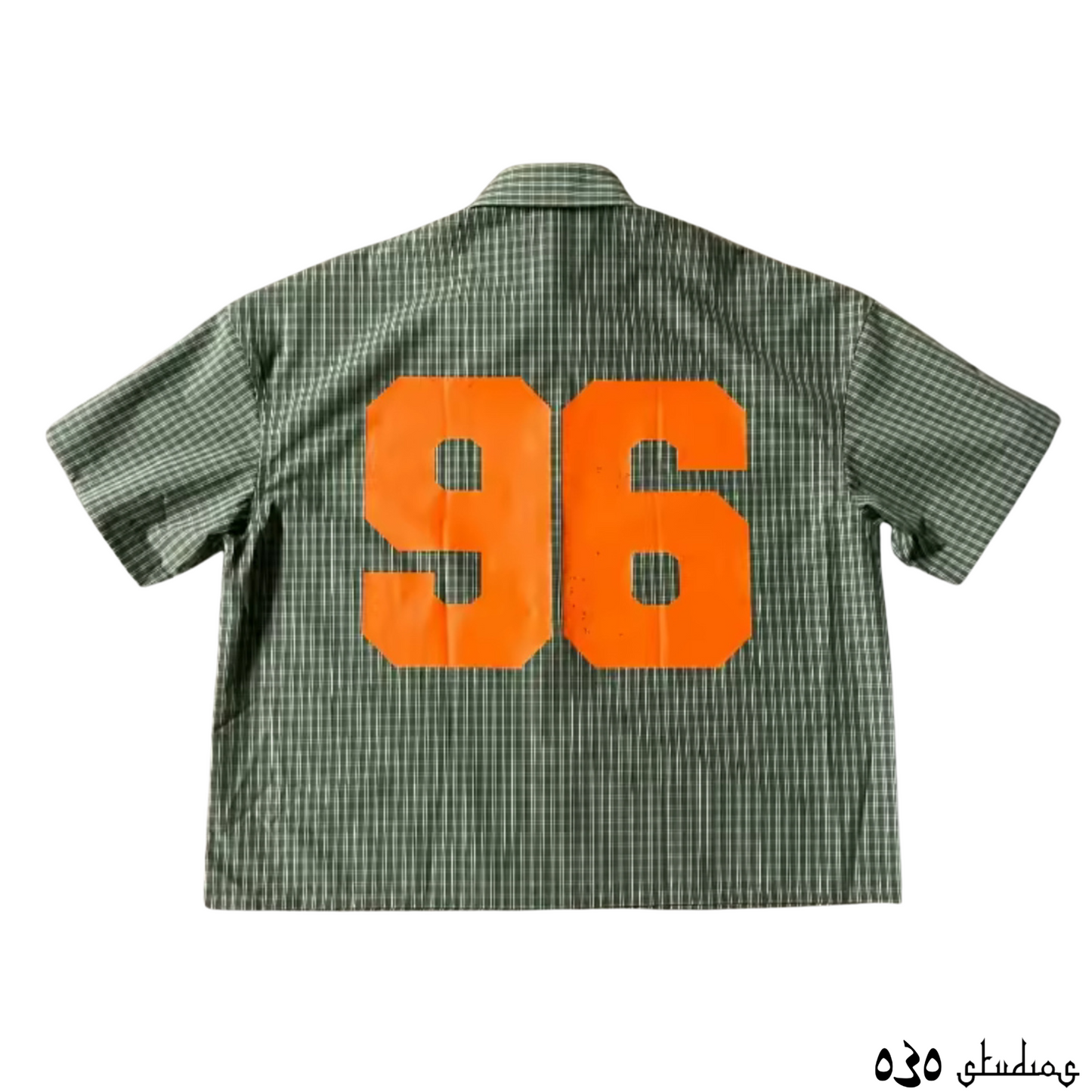In God We Trust short-sleeve button-up shirt