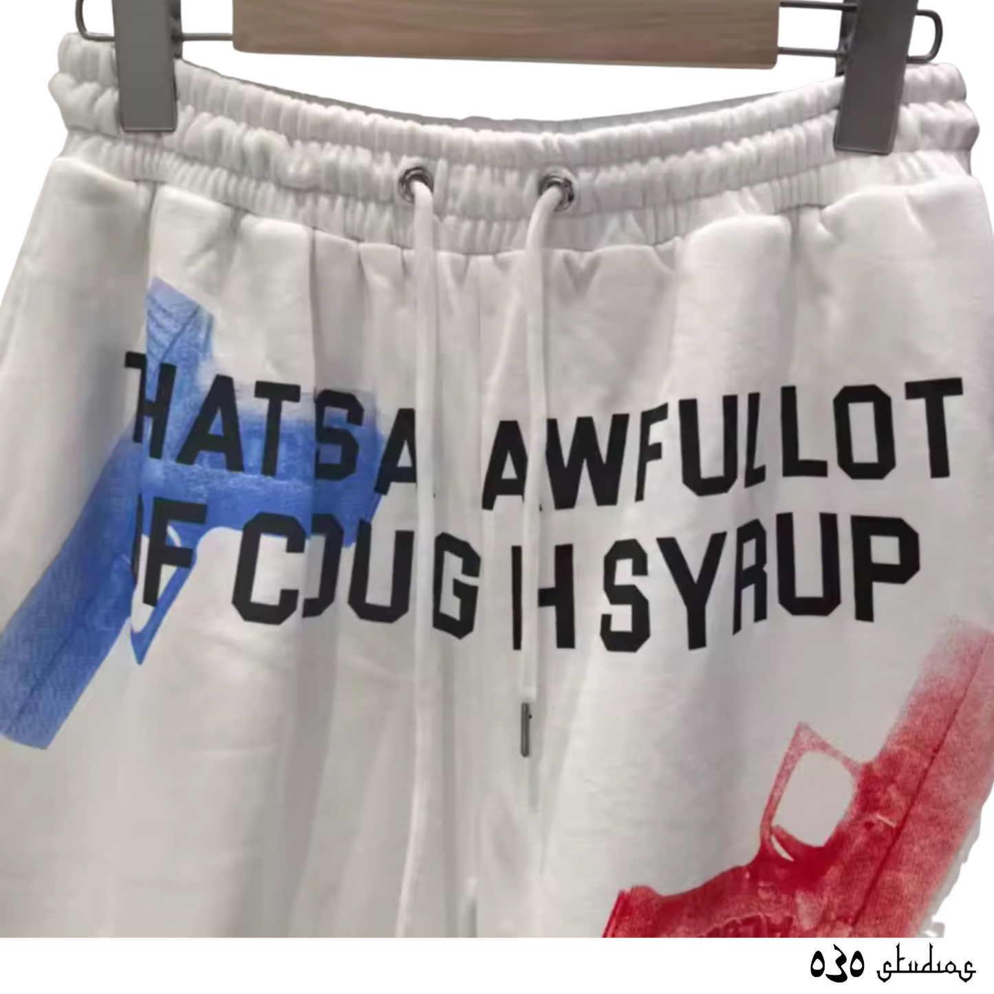 Multicolor Cough Syrup Shorts