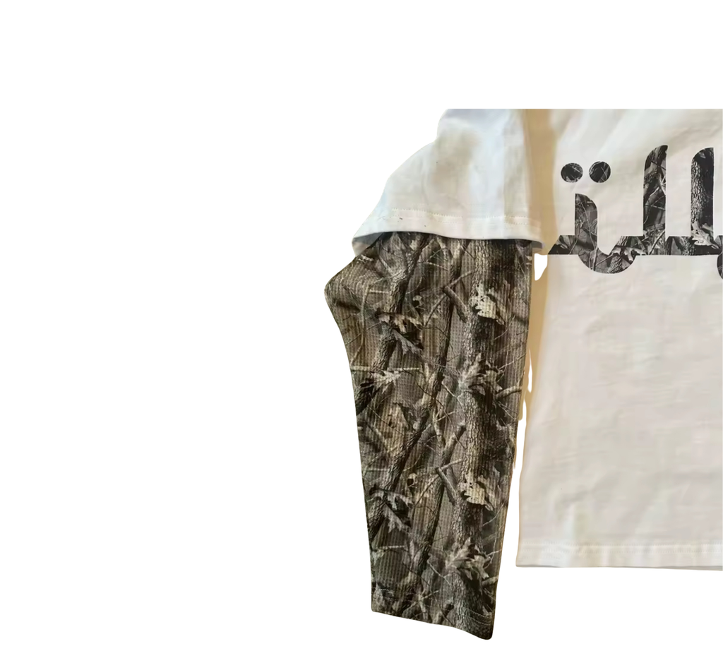 Double Layer Arabic Camo Shirt