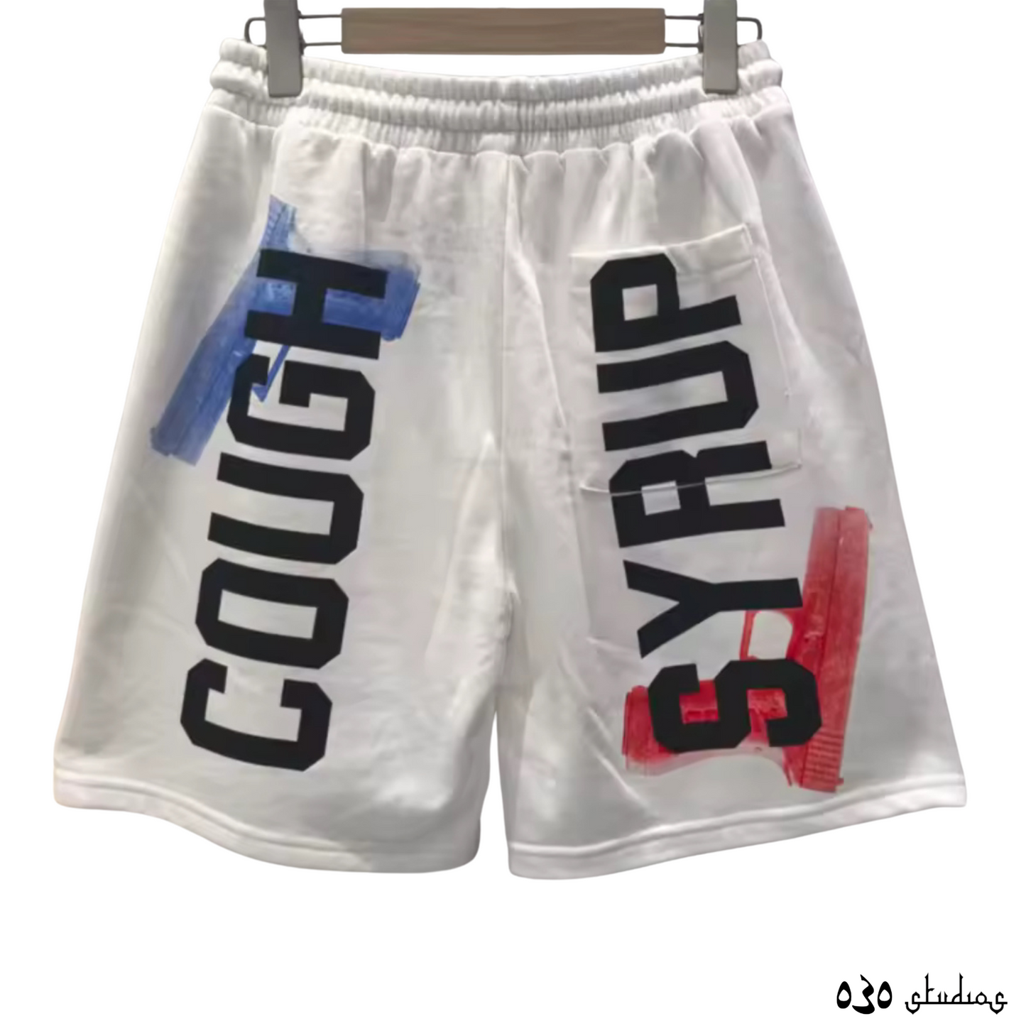 Multicolor Cough Syrup Shorts